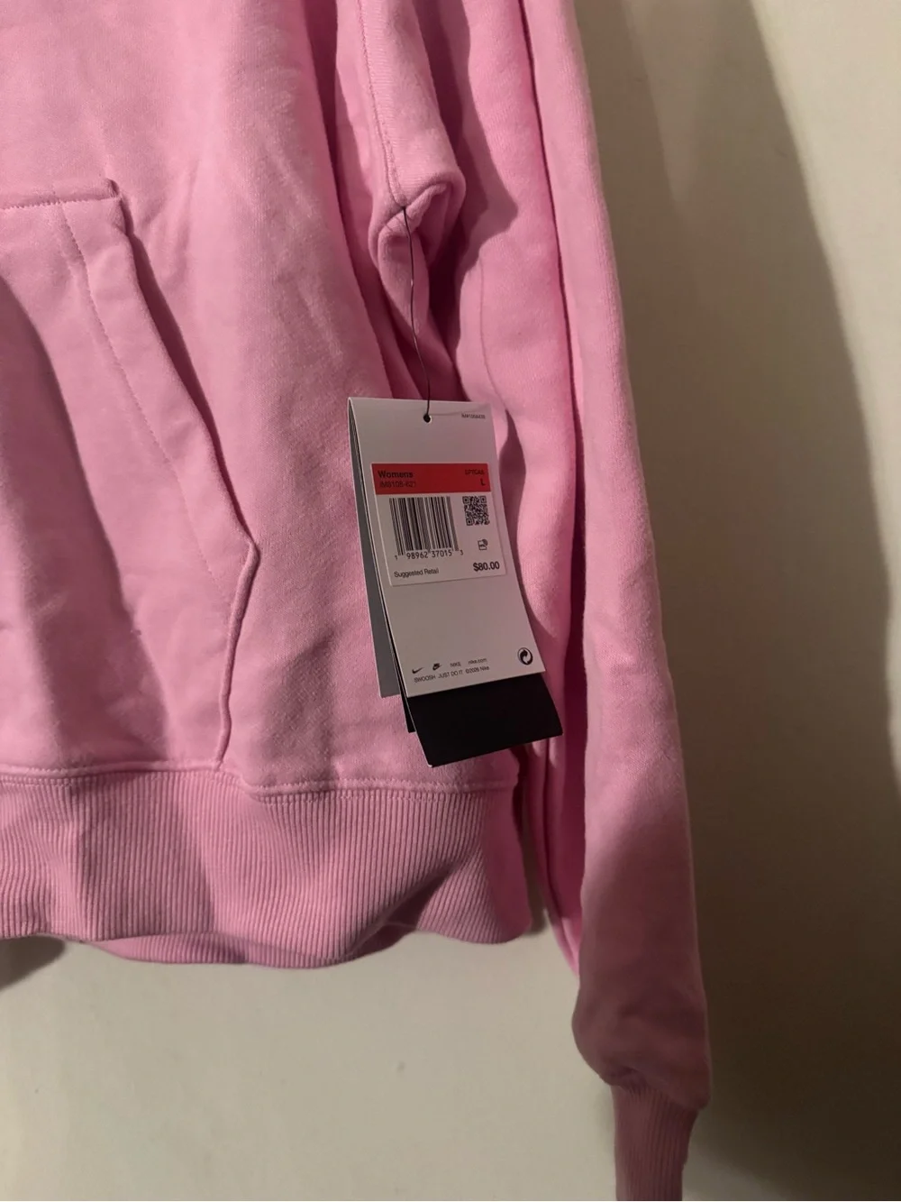 Nike Pink Full-Zip Hoodie